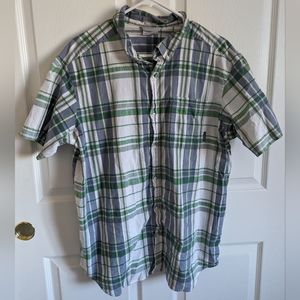 Colombia Men's Rapid Rivers Short Sleeve Button Up Shirt XL Extra Large Plaid